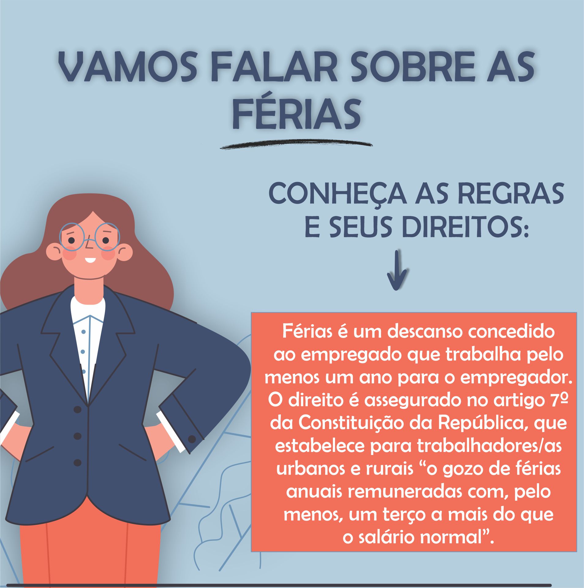 Vamos Falar sobre as Férias