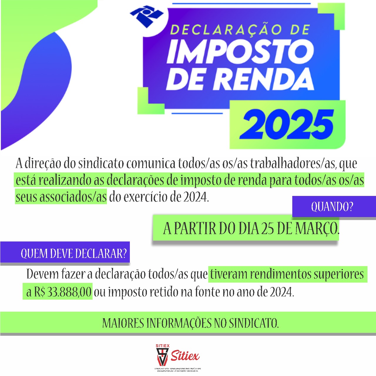 Imposto de renda 2025