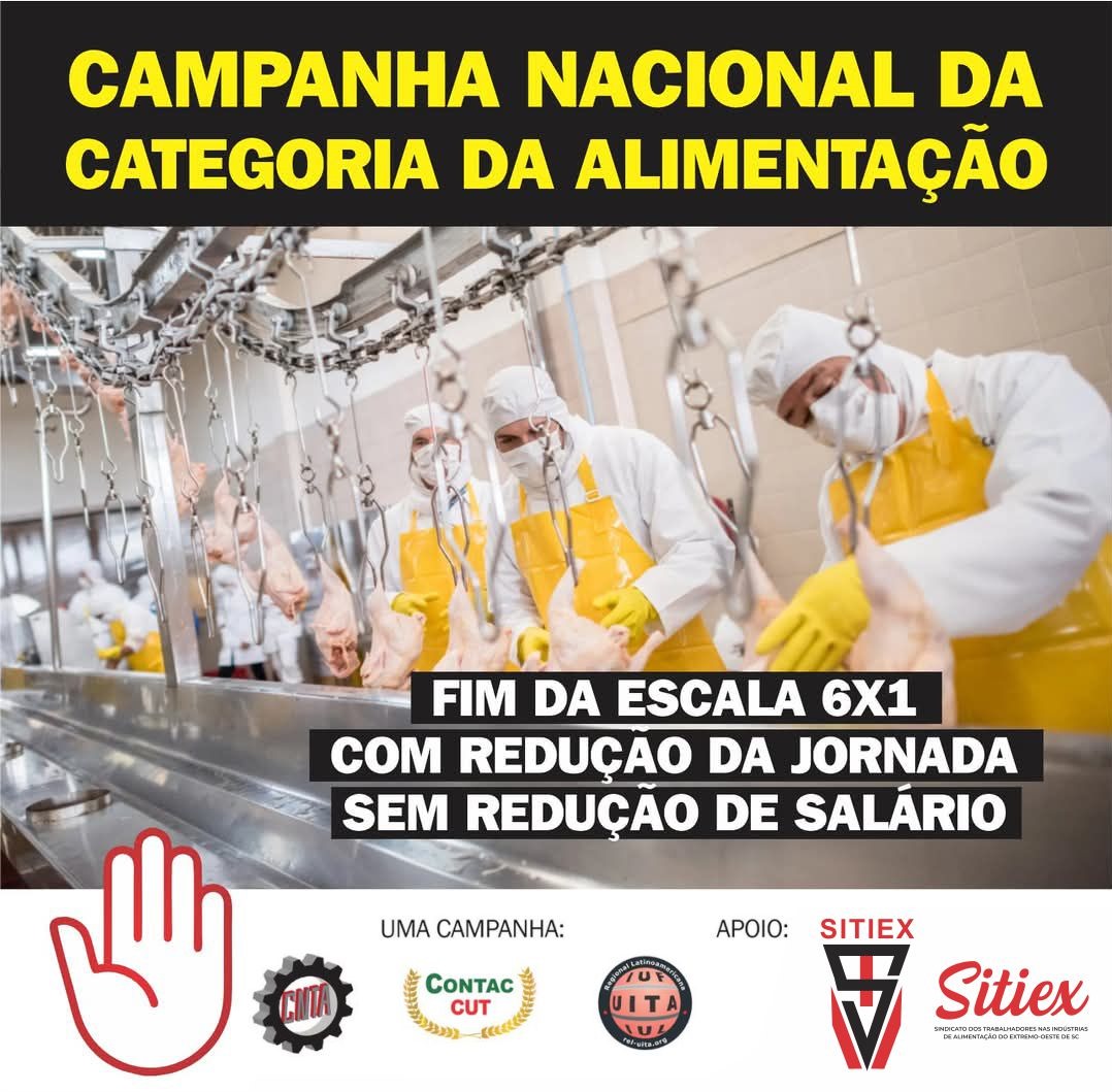Pelo fim da escala 6X1 